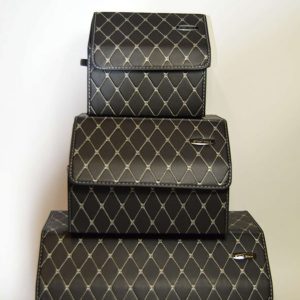 Aufbewahrungsbox Schwarz/Weiß